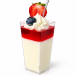Panna Cotta with Strawberries