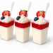 Panna Cotta with Strawberries